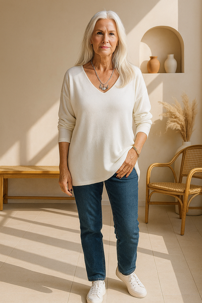 Leona™ | Relaxed V-Neck Tunic
