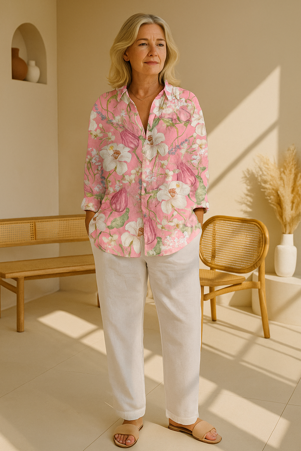 Frances | Elegant Bloom Blouse