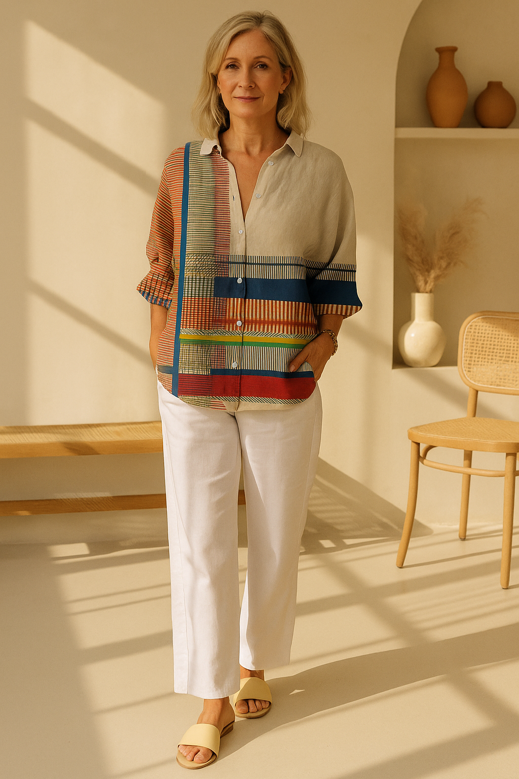 Freyja | Artistic Pattern Blouse