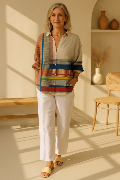 Freyja | Artistic Pattern Blouse