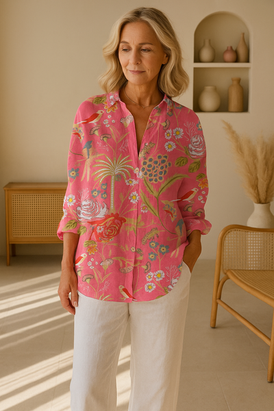 Floriana | Tropical Blossom Blouse
