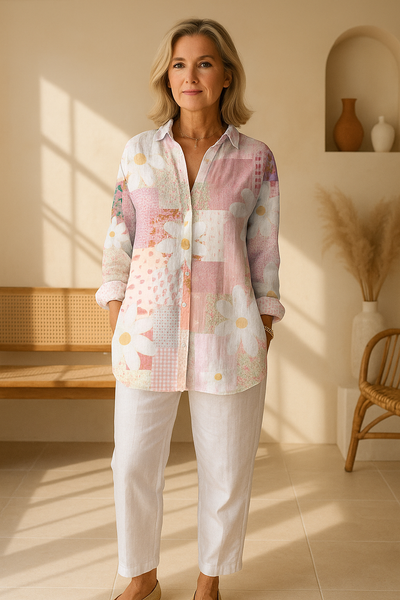 Fanny | Patchwork Daisy Blouse