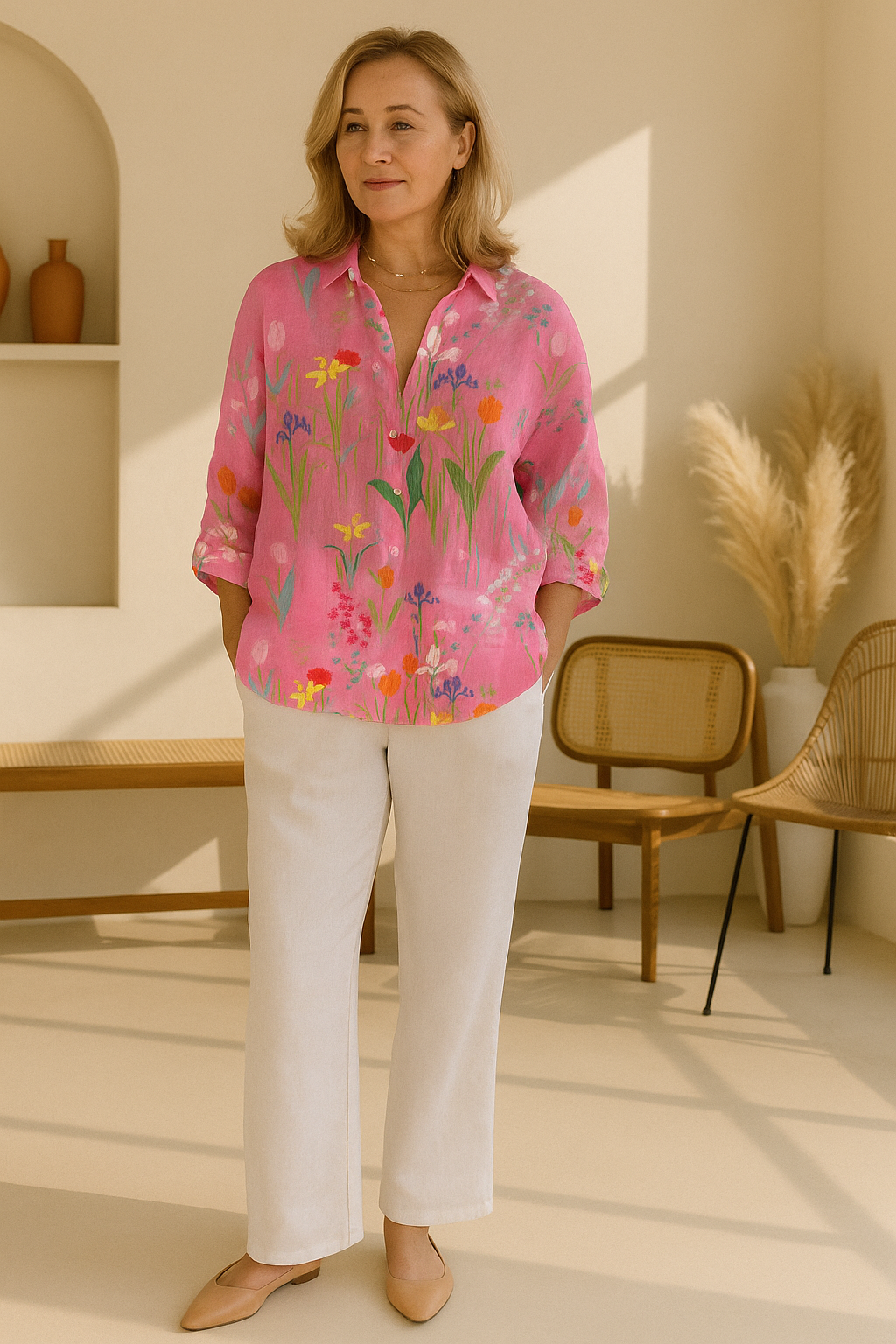 Fiona | Spring Garden Blouse