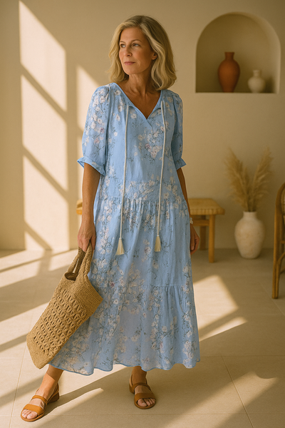 Zara | Chic Boho Midi Dress