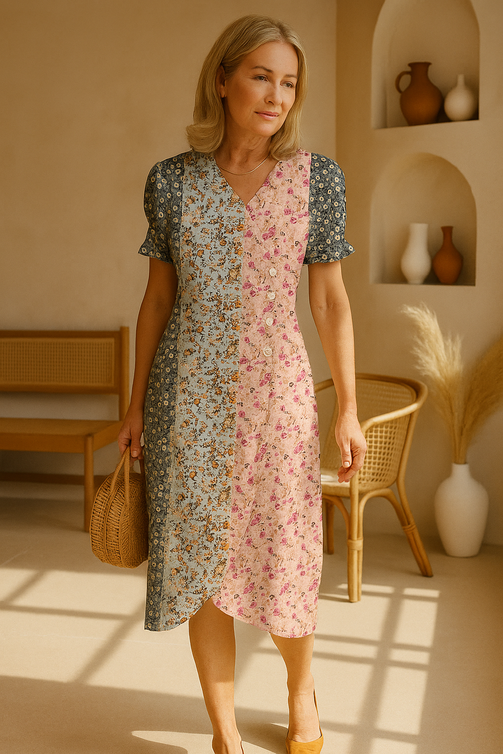 Soleil | Boho Floral Summer Dress
