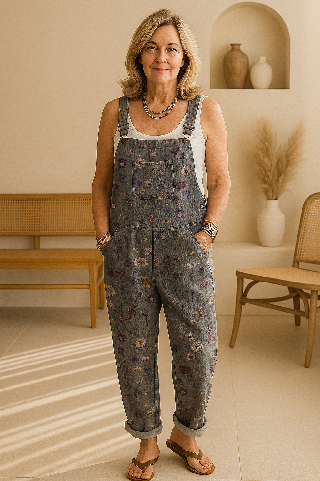 Jane | Lightweight Vintage Jumpsuit