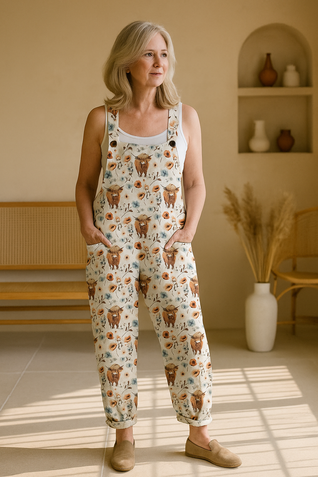 Victoria | Lightweight Vintage Jumpsuit