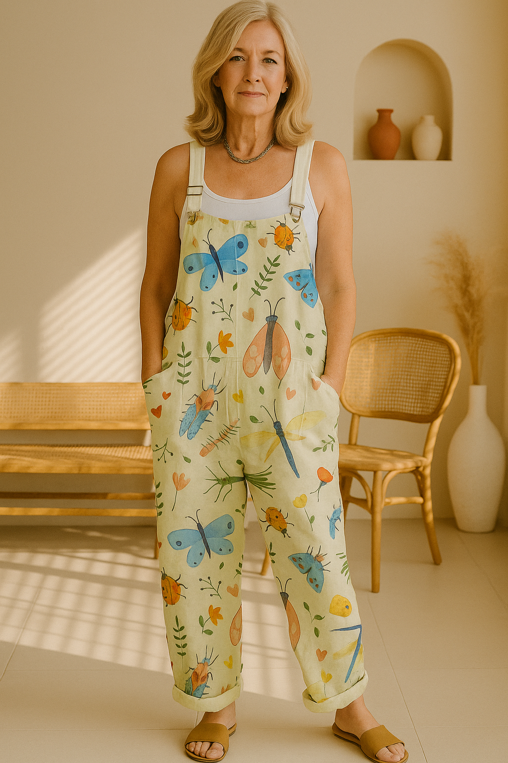 Melany | Lightweight Vintage Jumpsuit