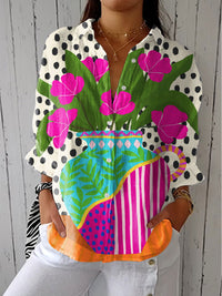 Amara | Blooming Vase Blouse