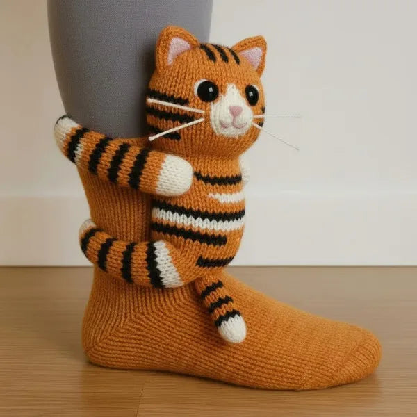 Whiskers | Adorable Cat Print Socks