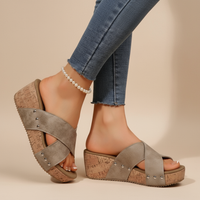 Elara - Boho Wedge Sandals