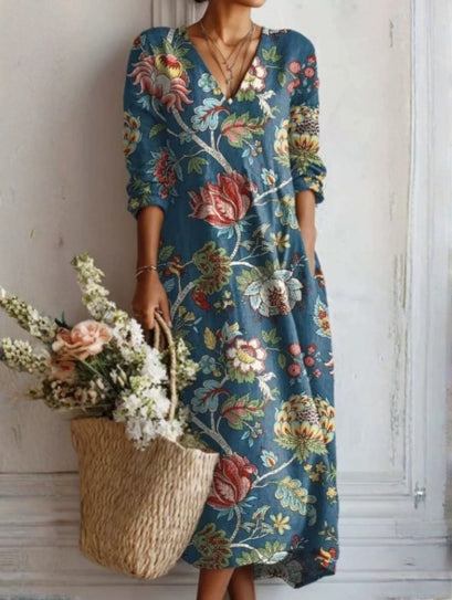 Joana | Vintage Art Print Tunic Dress