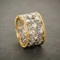 Ivy Ring with Vintage Zirconium