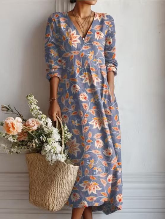 Debbie | Vintage Art Print Tunic Dress