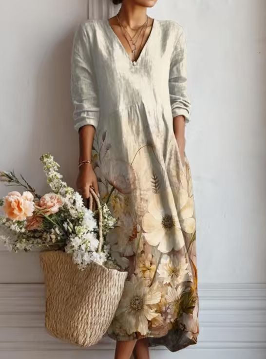 Wendy | Vintage Art Print Tunic Dress