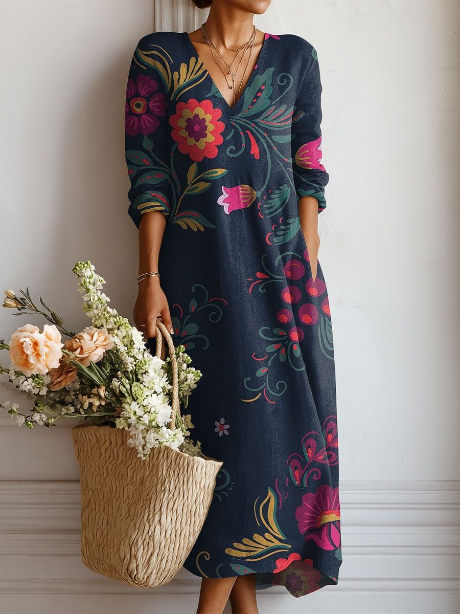 Jule | Vintage Art Print Tunic Dress