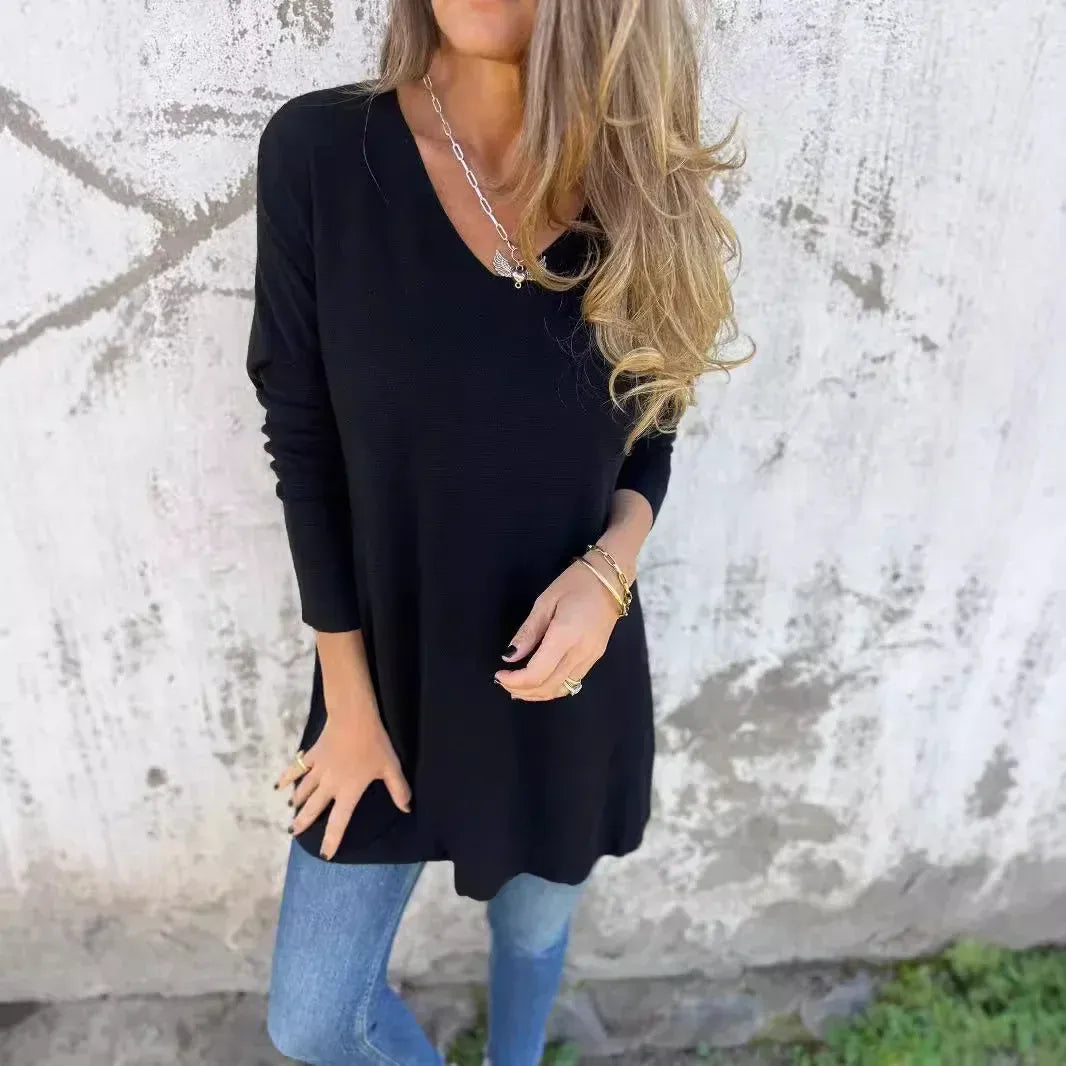 Leona™ | Relaxed V-Neck Tunic