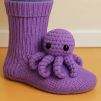 Coral | Fun Octopus Socks